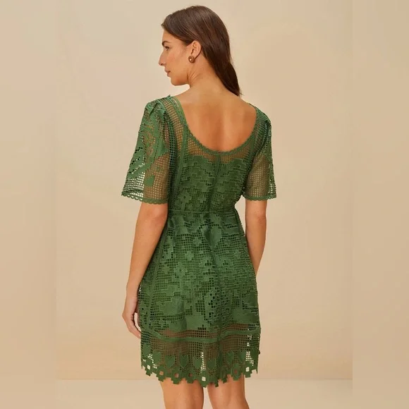 farm rio green pineapple dress Emily Dress – Tanya Taylor main image 0
